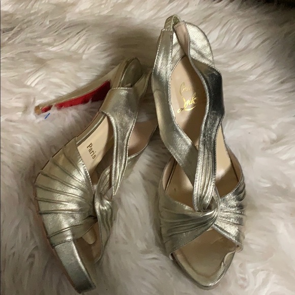 CHRISTIAN LOUBOUTIN FORTUNA 140 SANDALS SIZE 41 - Picture 2 of 8